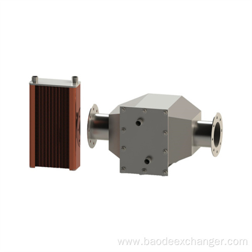 Compressed Air Cooling Air Cross Heat Exchanger